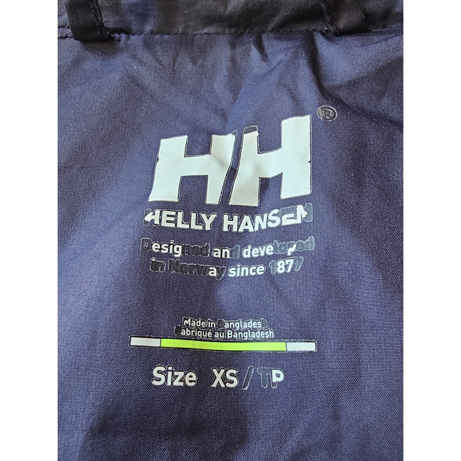 Helly Hansen Astra Hybrid Jacket Womens XS Navy Blue Quilted Full Zip Insulated