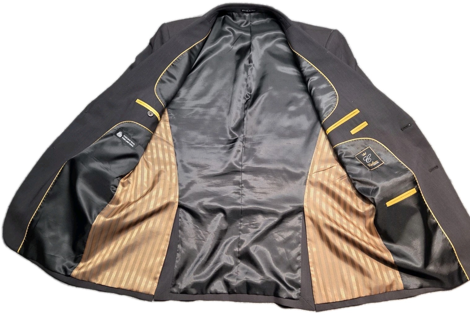 Cigliano Couture Sport Blazer Jacket Men 42R Wool Inner Pockets Lined
