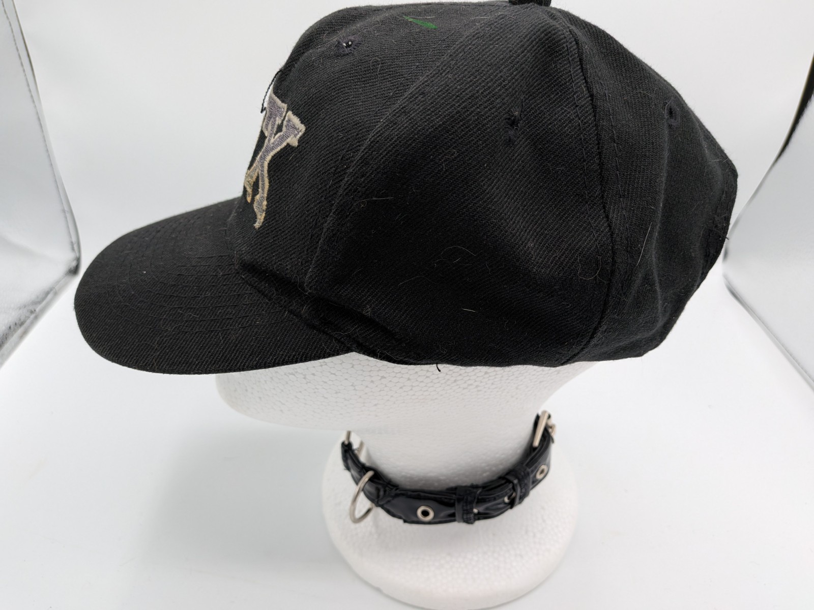 Vintage 90s NOFX Logo Black Snapback Baseball Hat Otto Cap RARE Punk Rock Band