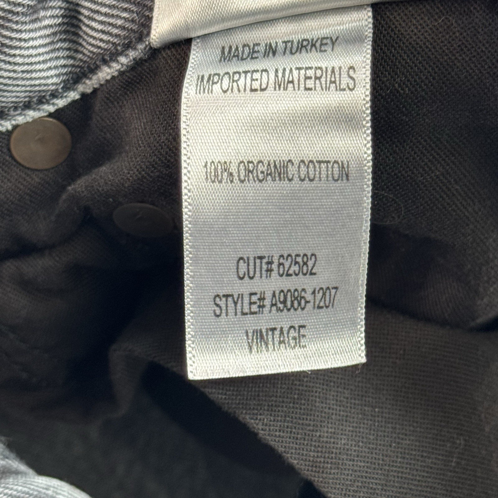 AGOLDE 90’s High Rise Straight Black Button Zip Fly Jeans Actual Fit 29×29 inchs