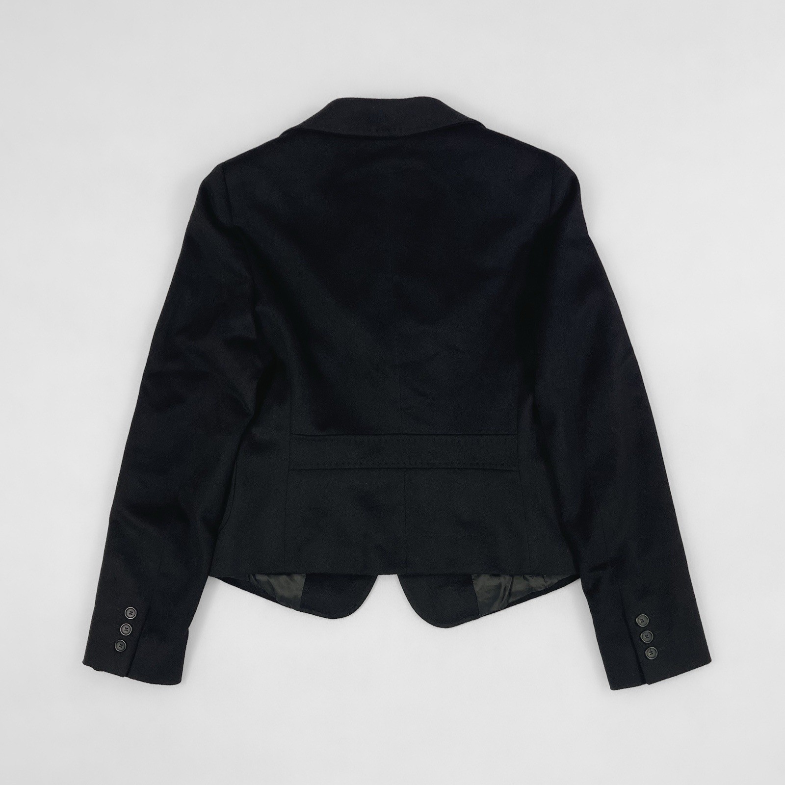 Max Mara Jacket Black Camel Hair Coat Jacket Tailored Blazer | UK 8 IT 40