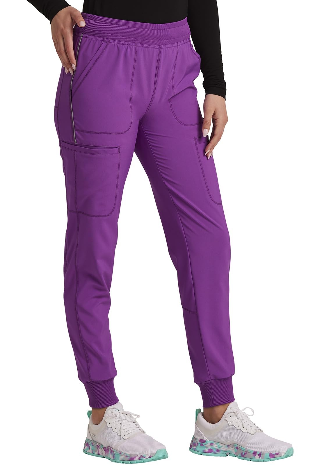 Infinity Cherokee Scrub Jogger Pants Women with Knit Waistband 5X-Large Plus