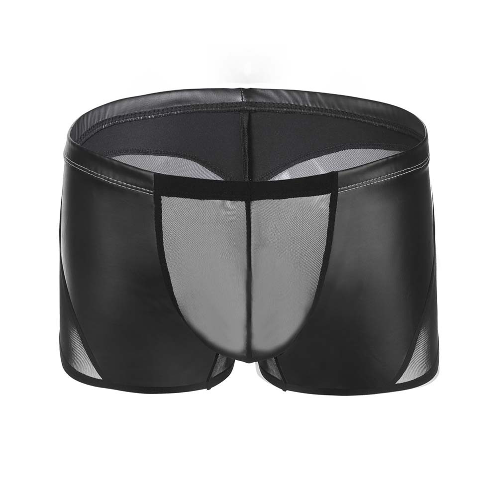 Men’s Stretchy Mesh Boxer Shorts – 90% Nylon 10% Spandex for All Seasons