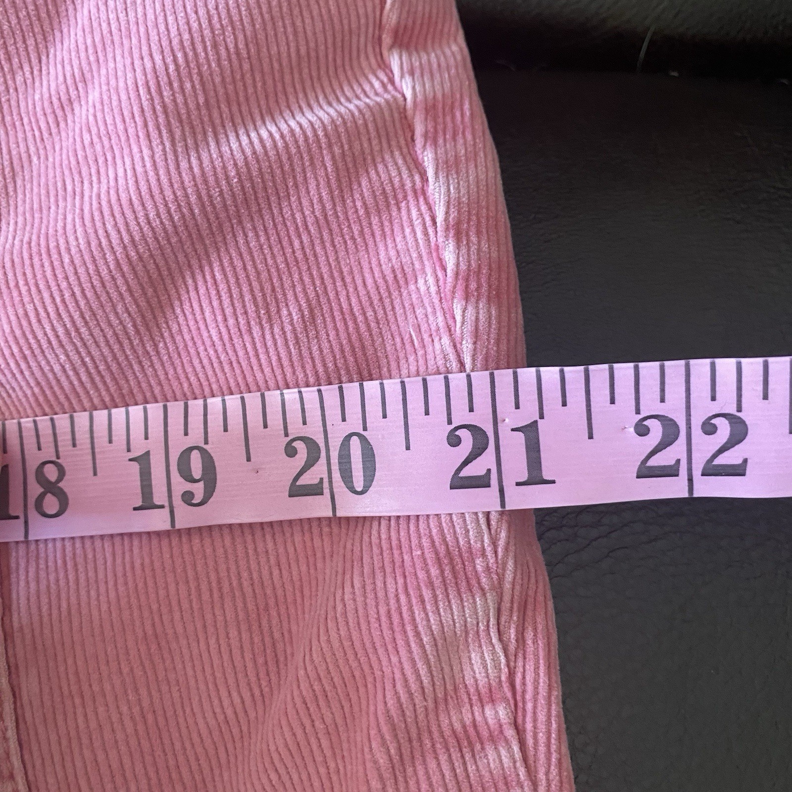 Vintage Covington Stretch Pink Corduroy Pants Women Sze 16 98% Cotton 2% Spandex