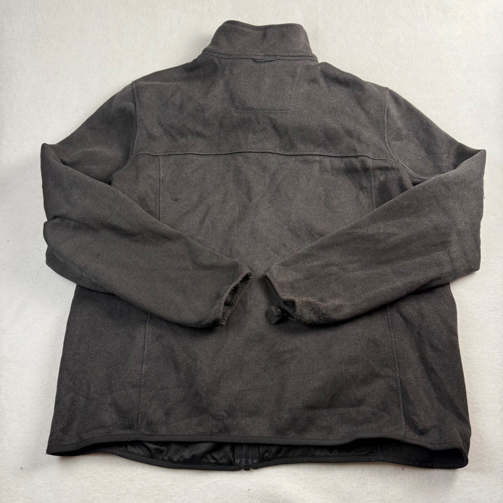 LL Bean Weather Challenger 3-in-1 Jacket Mens XL Black Hooded Fleece Liner Shell