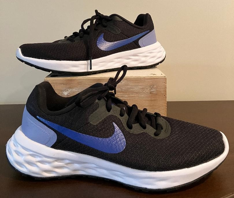 NIKE Revolution 6 NN Women’s Size 8 Black Lapis Running Sneakers DC3729-007 New!