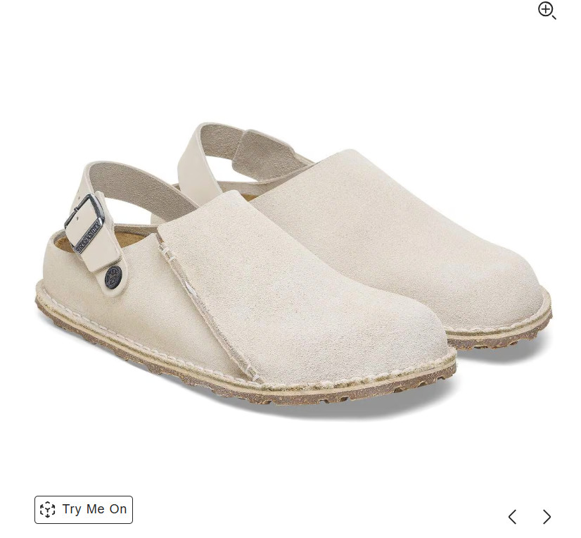 Birkenstock Lutry Premium Suede Leather clogs eggshell EU 38 US women’s 7-7.5 M