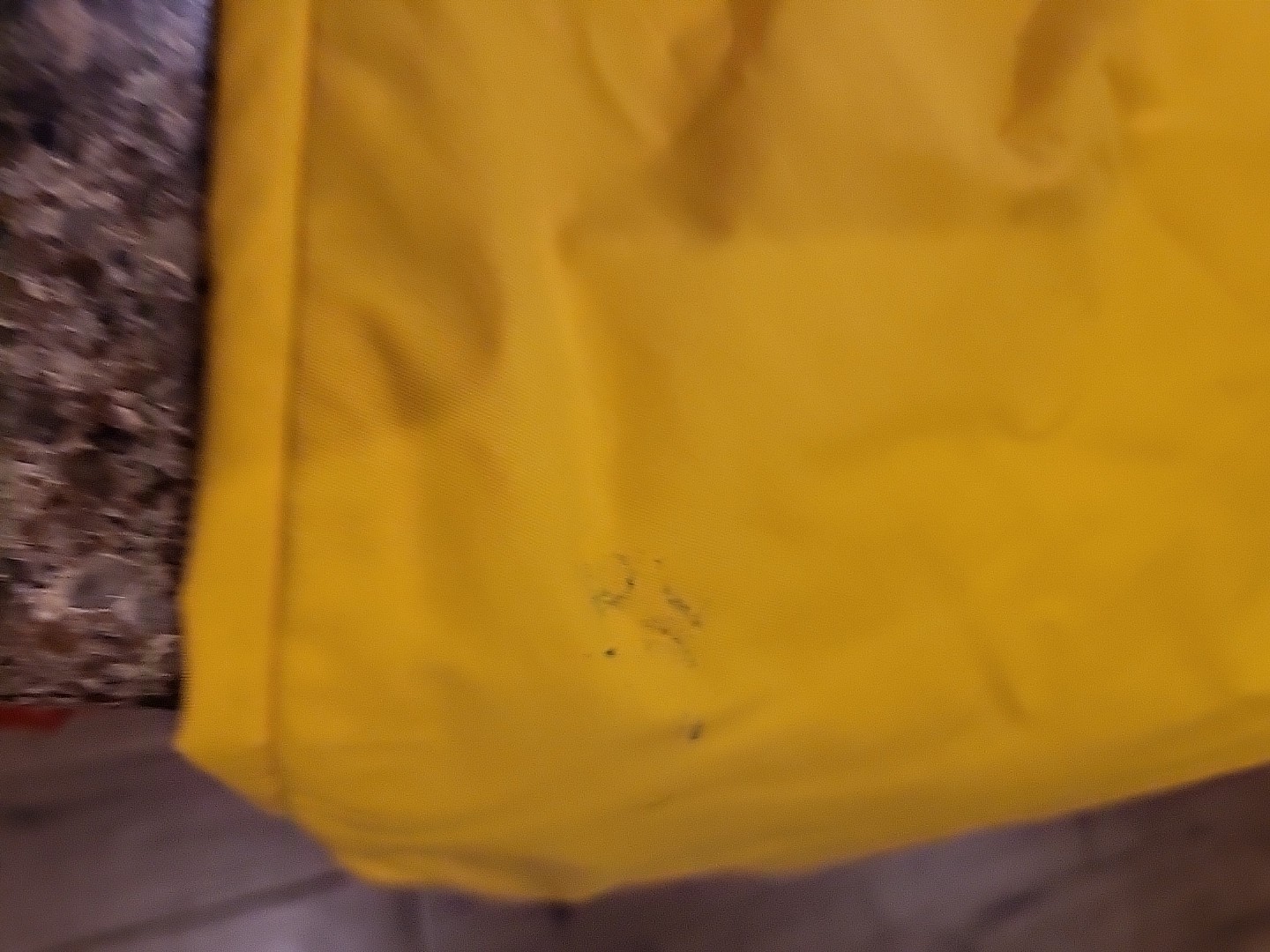 Vintage Sports master Yellow 1/4 Zip Pullover Jacket Large Lined w/Hood USA