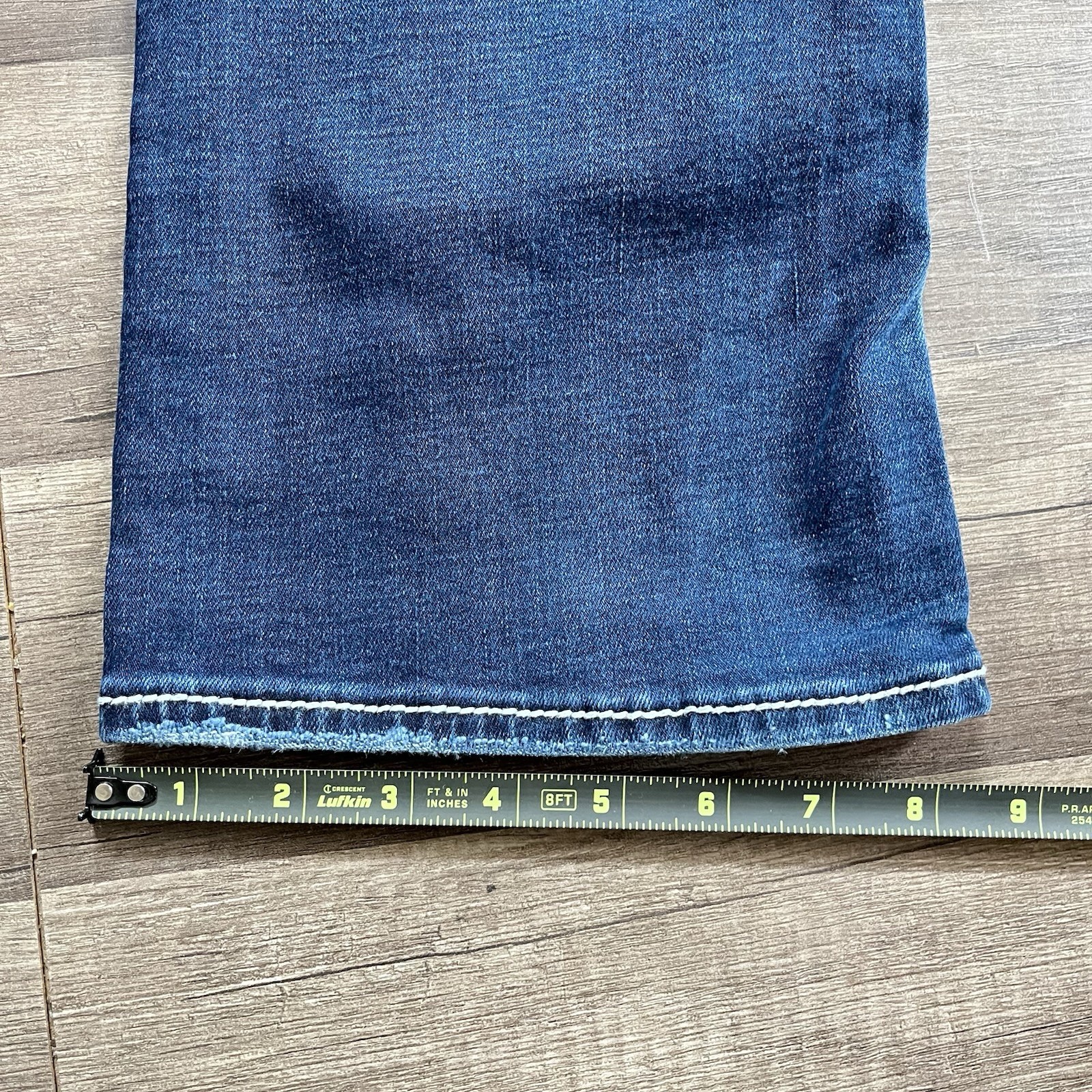 Salvage Riot Boot Athletic Fit Stretch Buckle Jeans Mens 30×30 Dark Blue NWOT