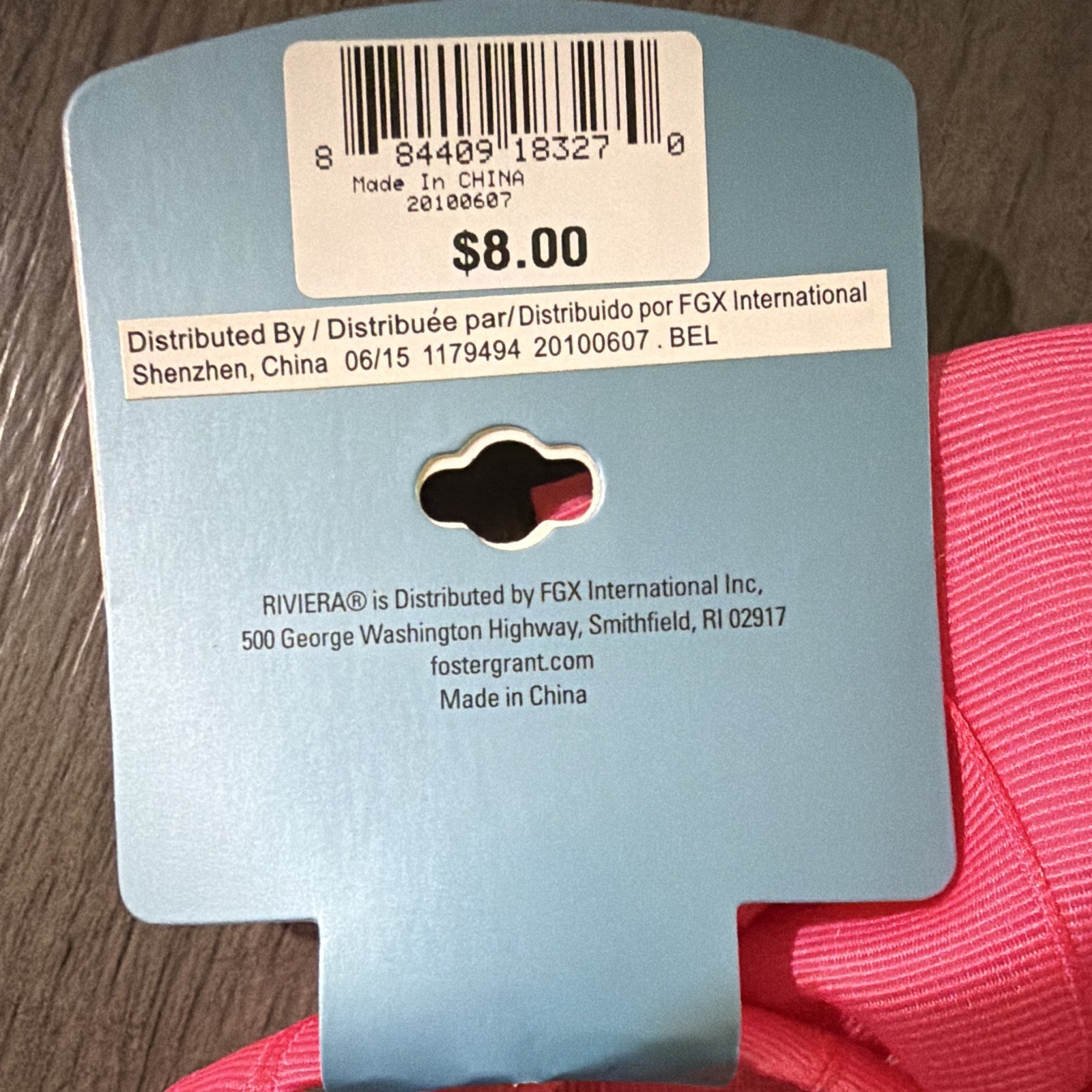 Riviera Pink Solid Fabric Bow Headband Hair Accessory for Women