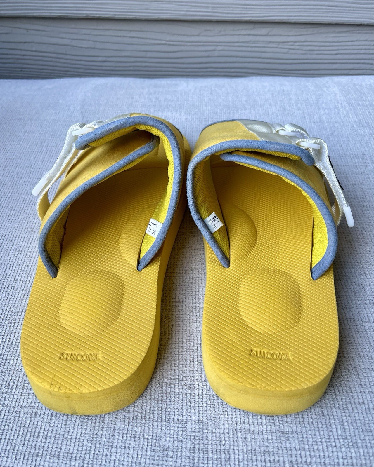 GOLF WANG x Suicoke KAW-CAB Lemon Yellow Sandals – Size US 11 (EU 44)