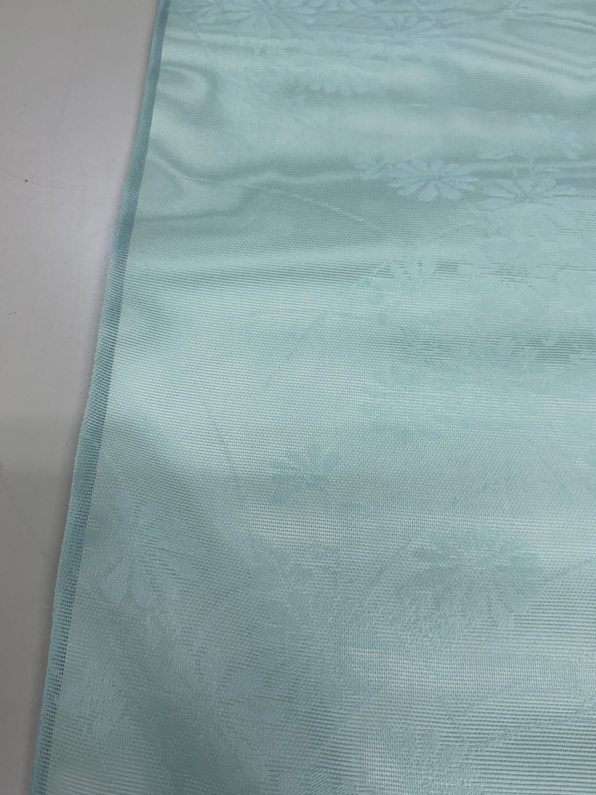 Japanese Vintage Kimono Fabric cloth Boro silk Blue tradition 35.4×13.7 in