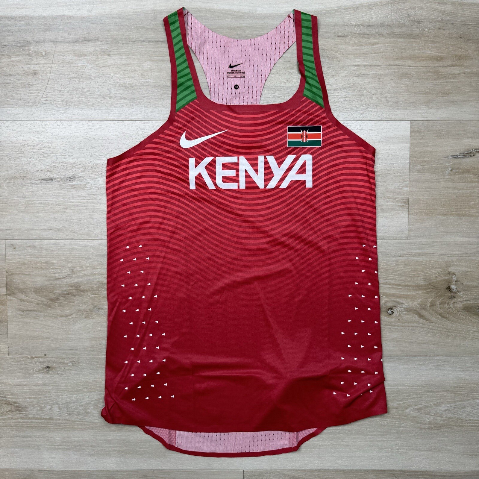 RARE Nike x Kenya Pro Elite Running Singlet 801289-xxx Men’s Size ST
