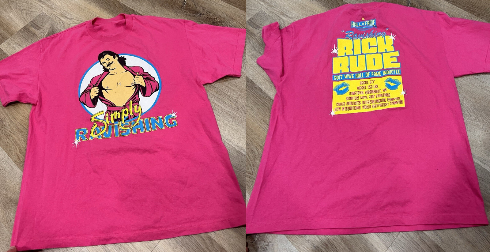 Ravishing Rick Rude Hall Of Fame T-shirt For men Women S-4Xl P004