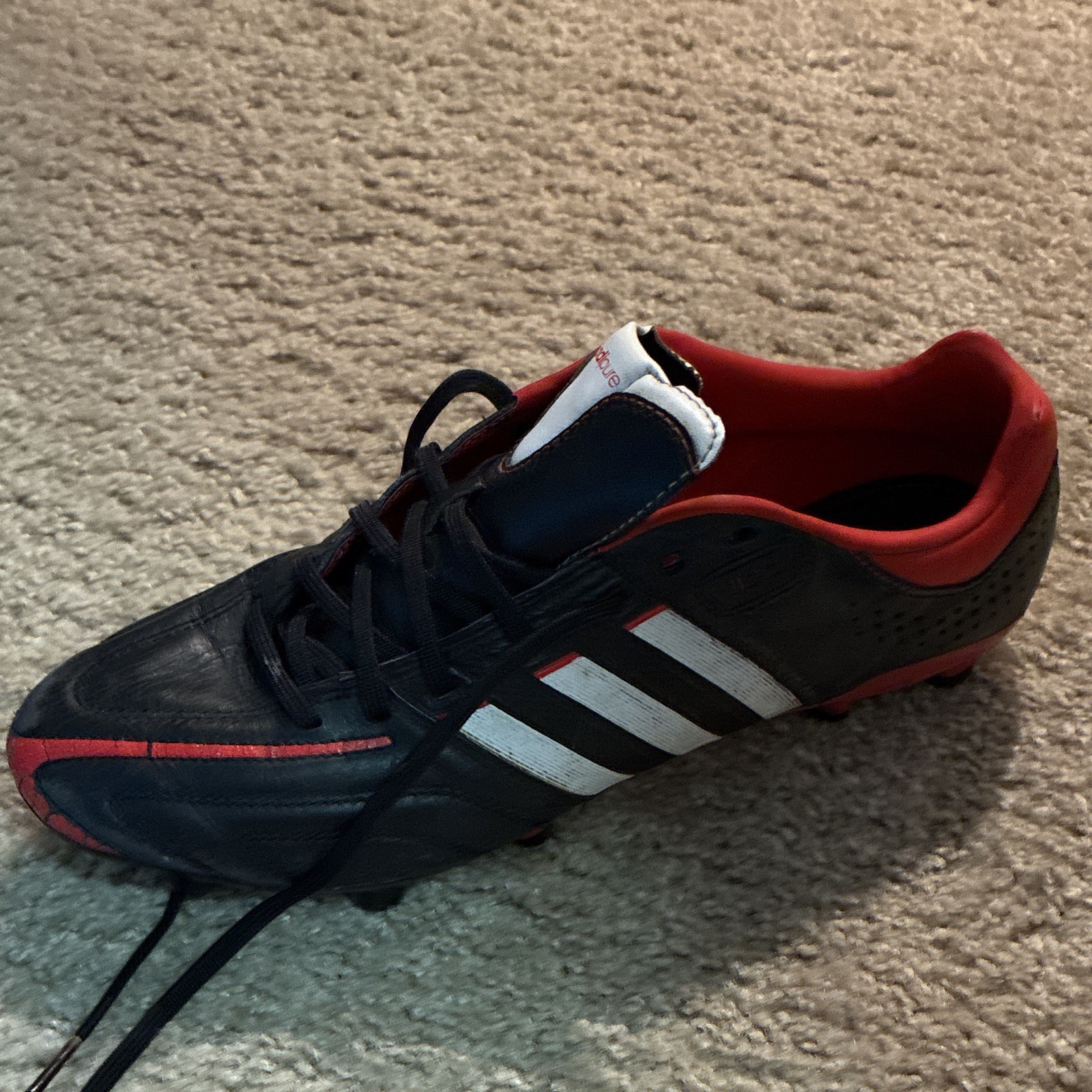 adidas Predator adizero Soccer Cleats Low Top Lace-Up Rubber Leather G95130