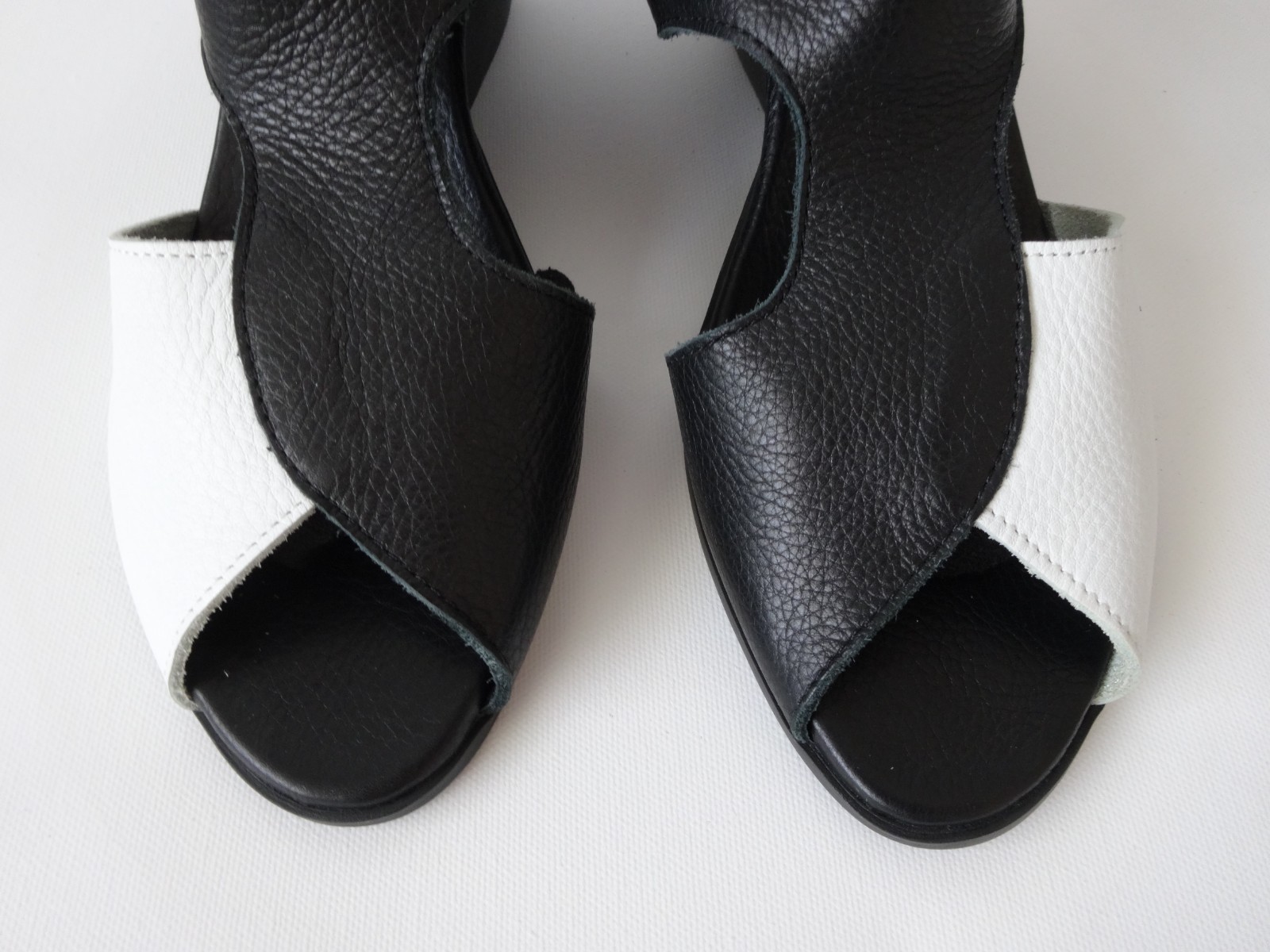 Arche Egwaly Leather Wedge Sandal US-8M EU-39M Made in France