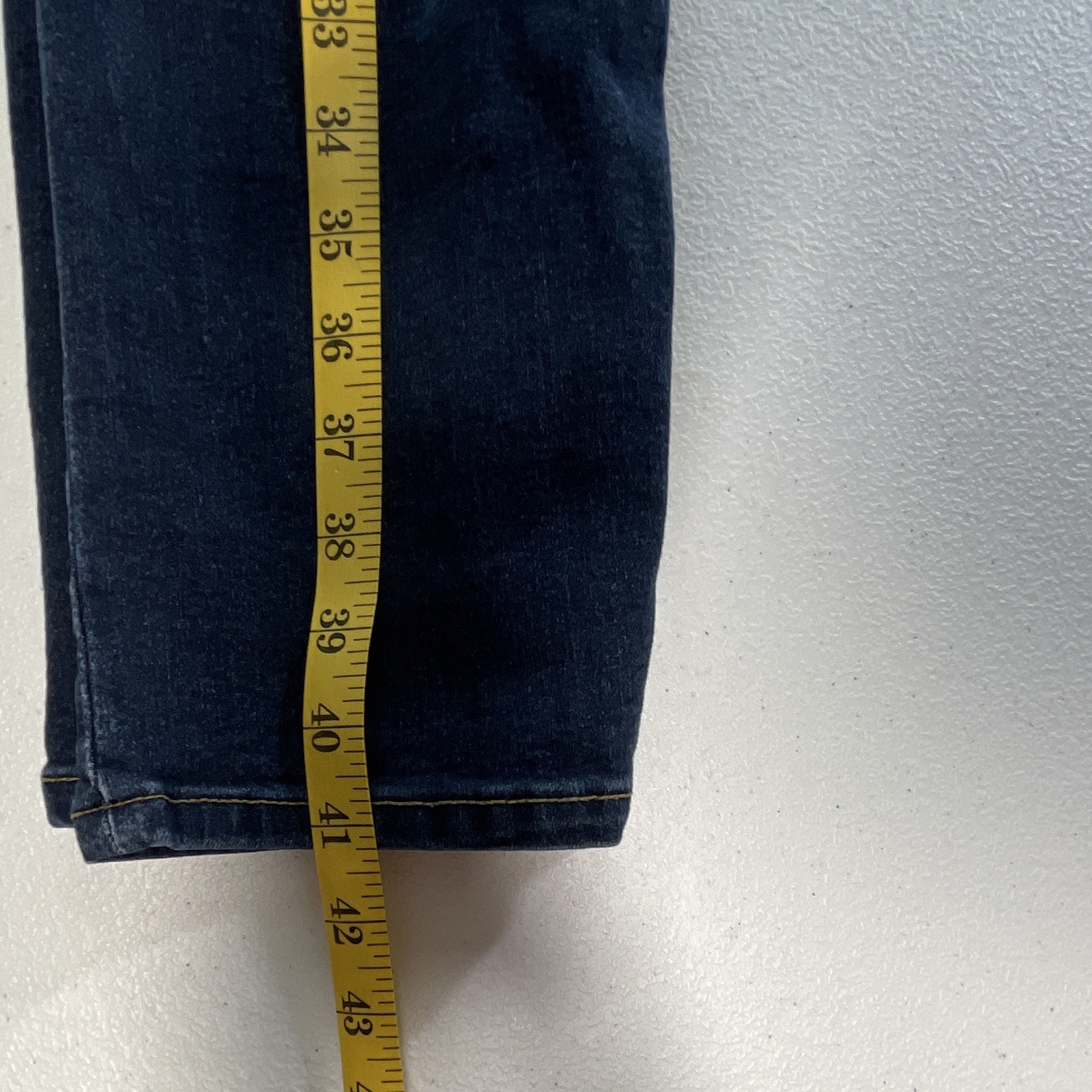 Levi’s 510 Men’s Dark Wash Blue Denim Skinny Slim Fit Low Rise Jeans 36 x 32