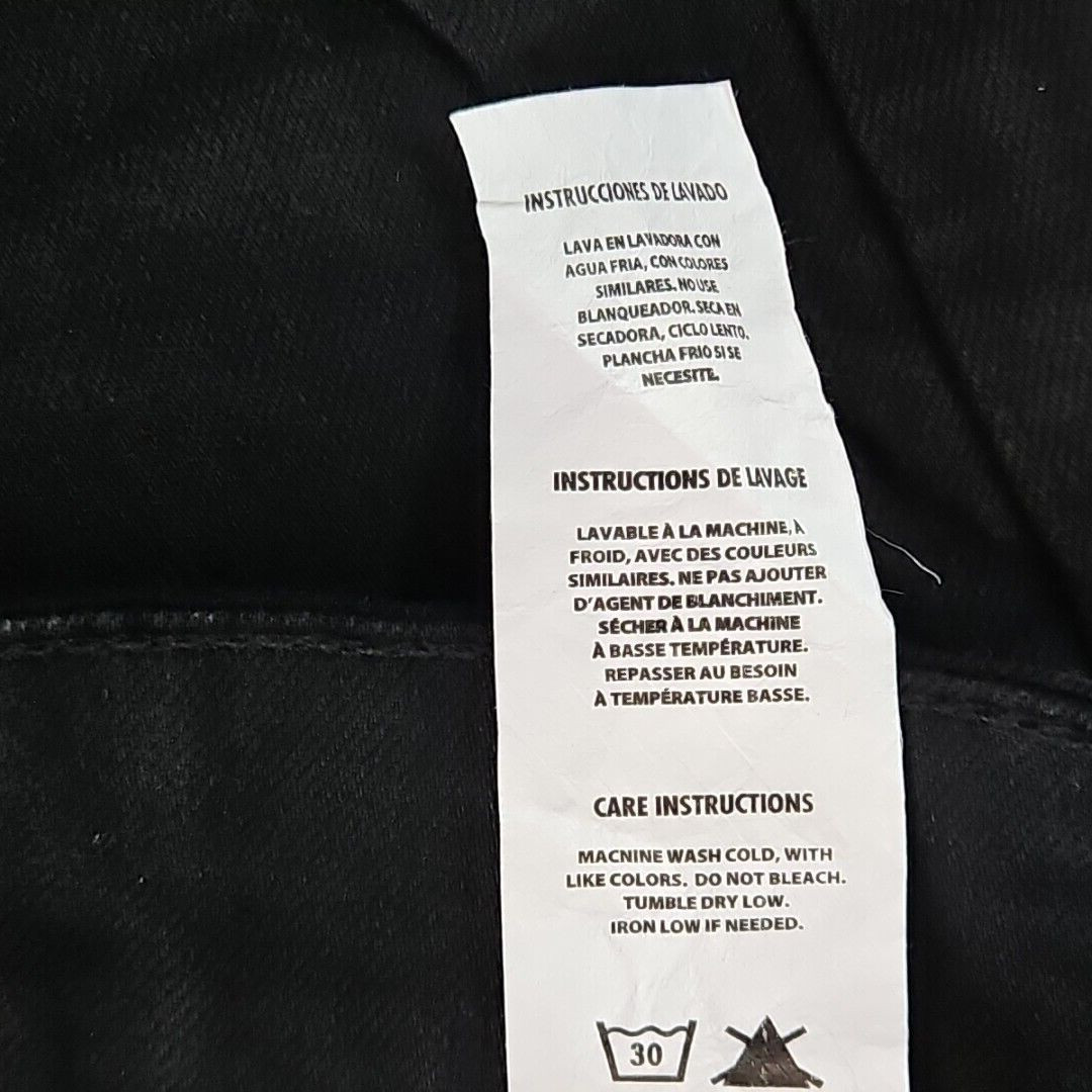 Buffalo David Bitton Ash Jeans Men’s Size W36 L32 Black Slim Fit NWT Classic