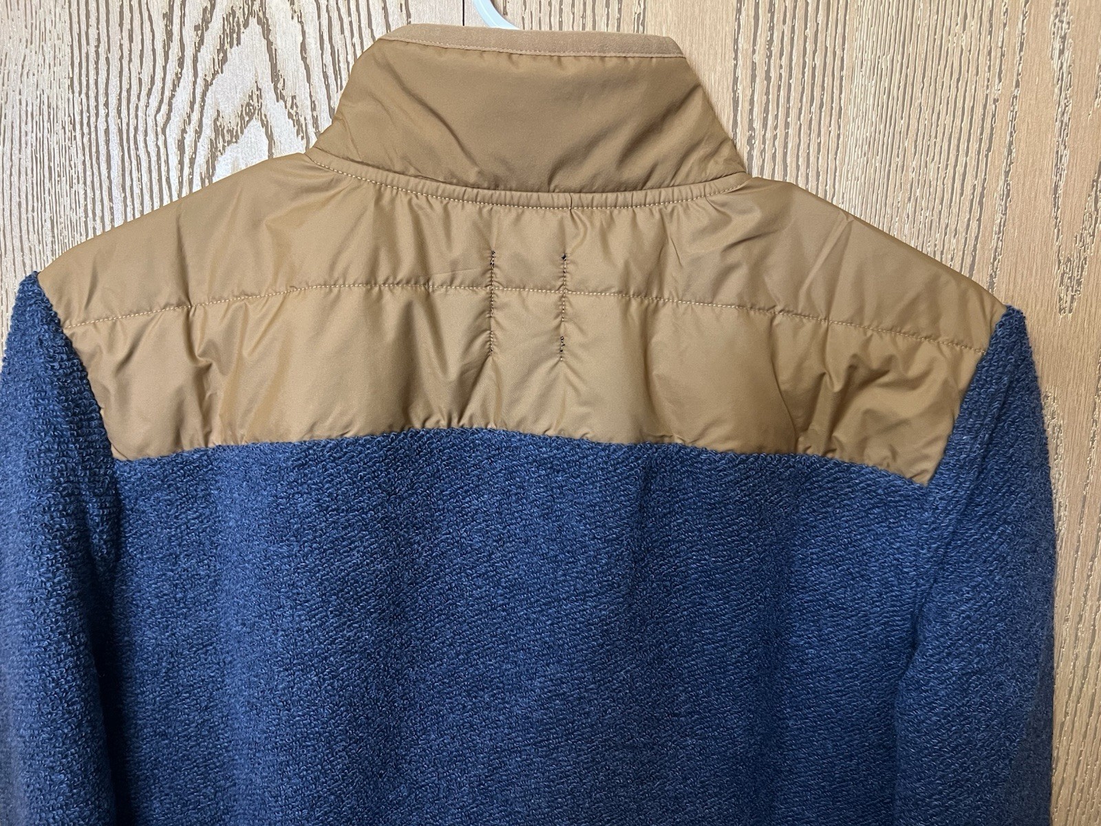 prAna Men’s Small IncrediWool 1/2 Zip Stormy Night Heather Quilted Pullover NWT