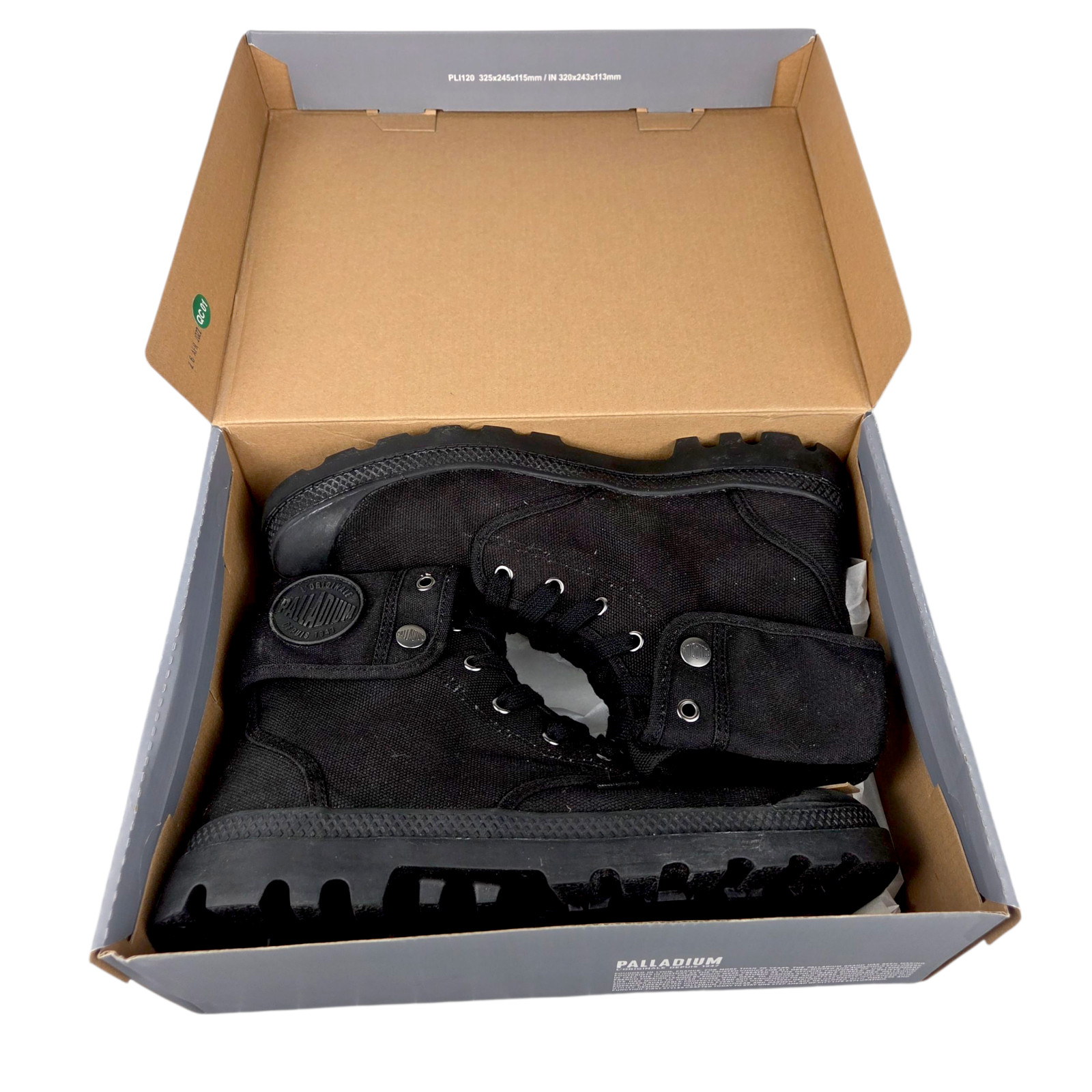Palladium Baggy Men’s Turn-down 02353-060-M Black/Black Canvas Combat Boots