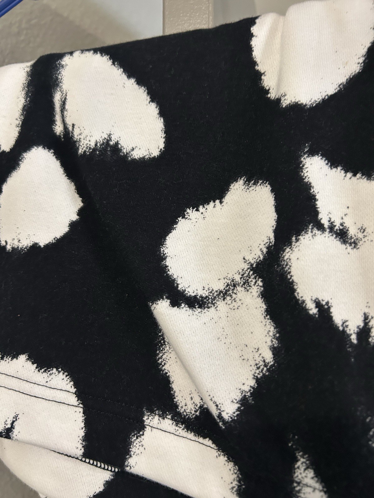 Nike Sportswear Men’s Large Black White Tie Dye T Shirt & Shorts Matching Set L