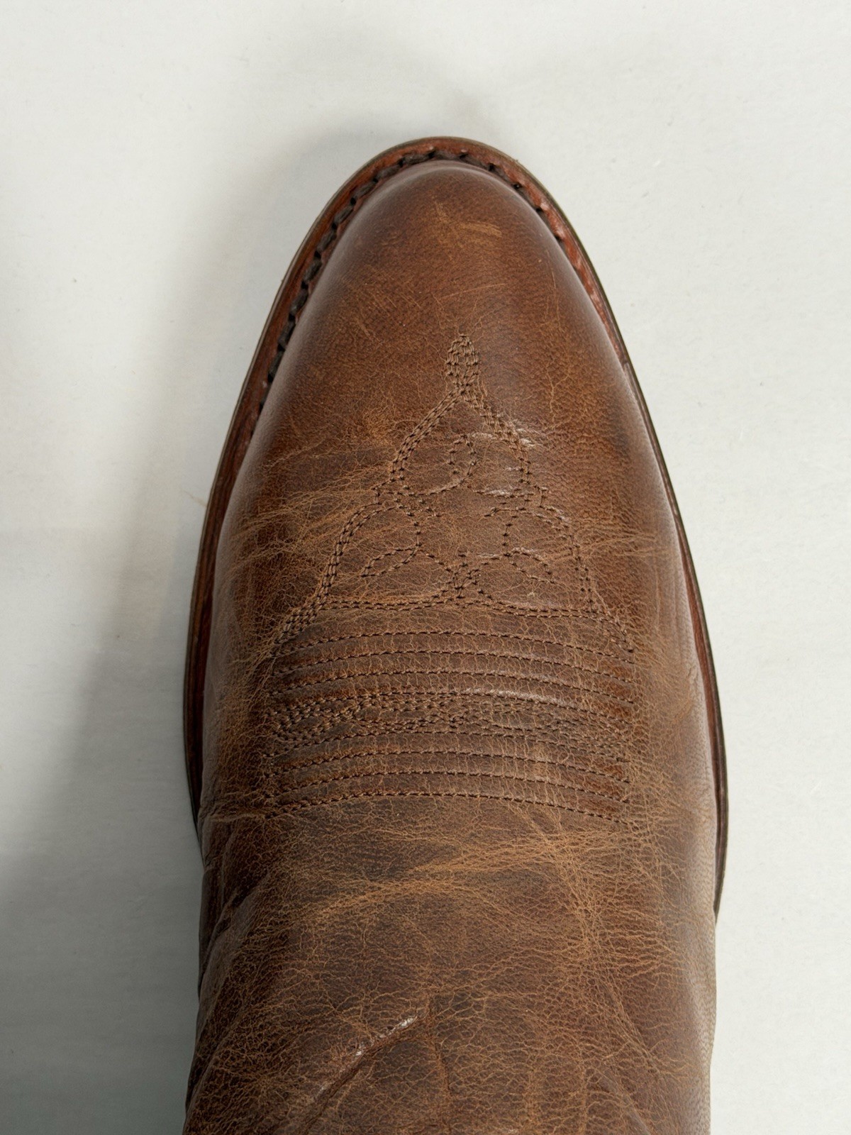 Men’s Cattle Baron Cowboy Boots Size 9 D Scotch Goat DH5441 Ranch Riding Western
