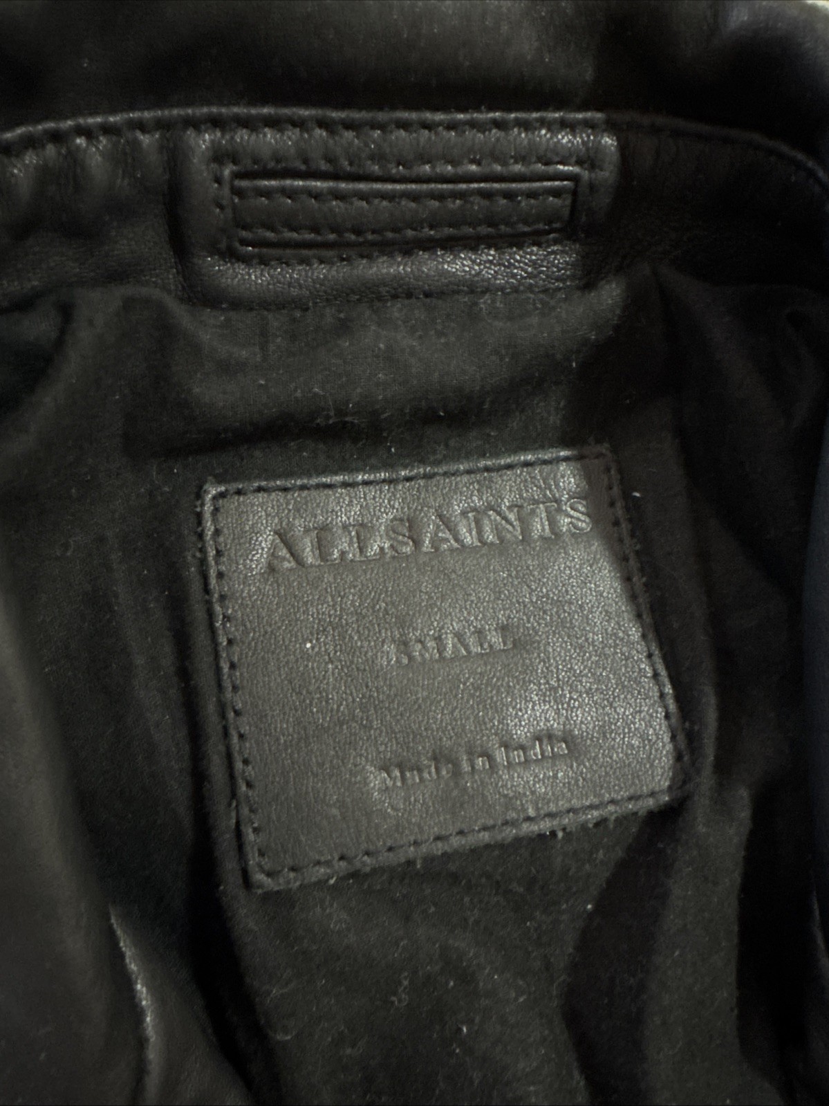 Allsaints Callahan Leather Jacket Size S