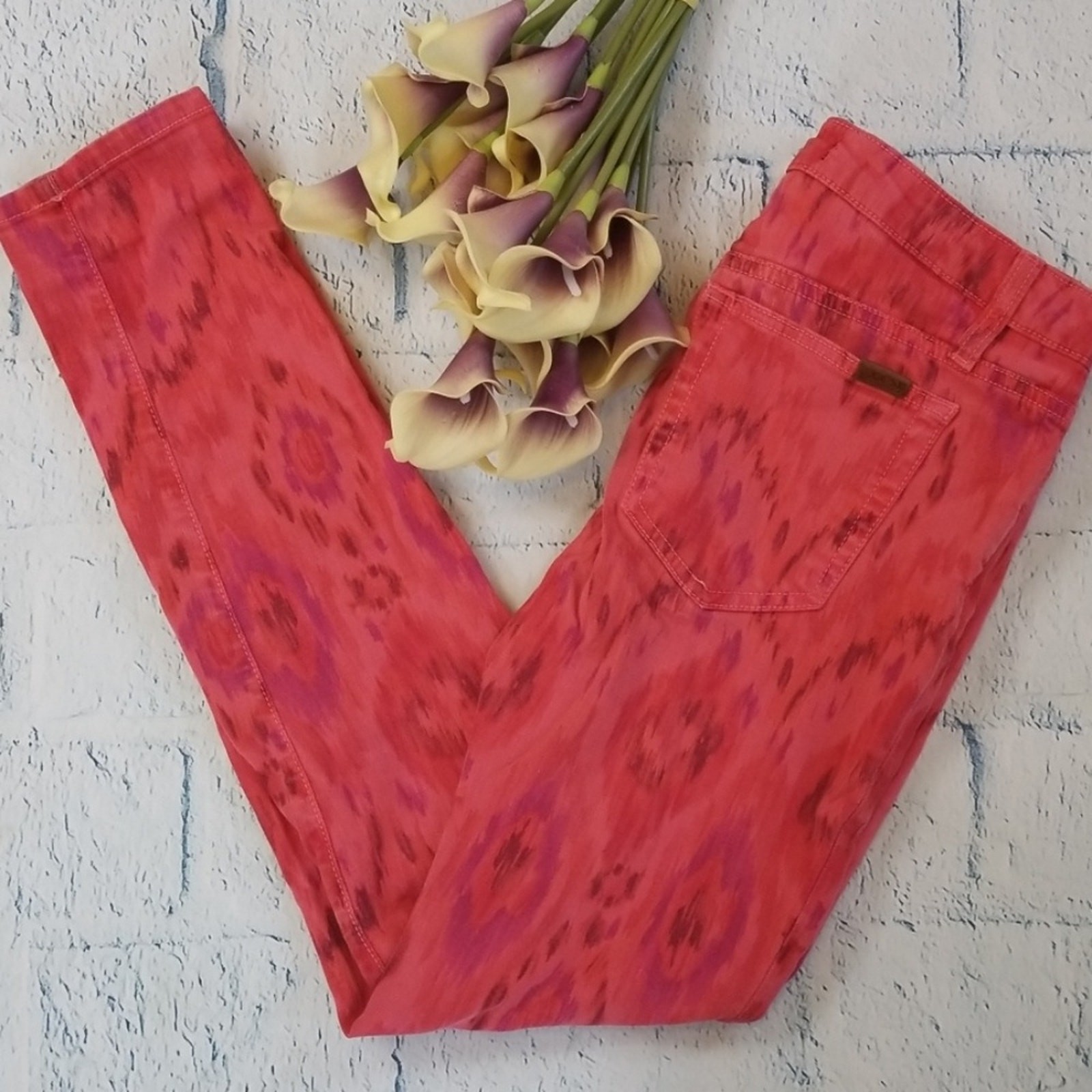 Joe’s Jeans Skinny Ankle Tribal Print Jeans