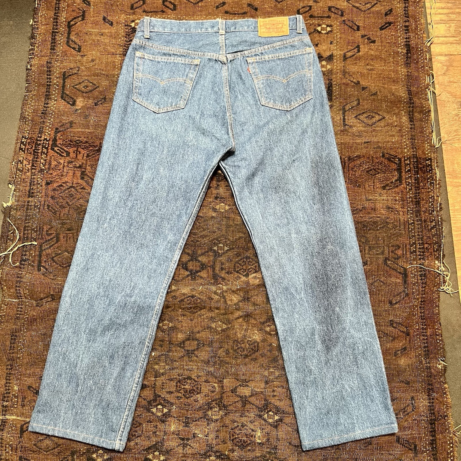Vintage 1993 Levi’s 501 01 13 Made in USA Fuzzy One Wash Denim Jeans W36 L32
