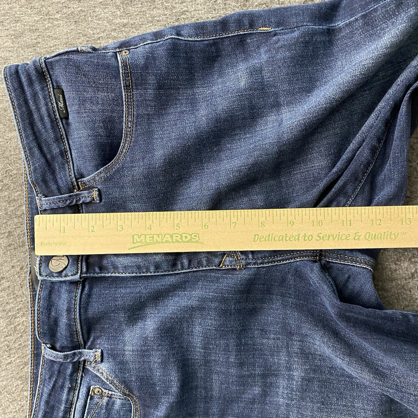 Mavi Jeans Women’s Size 31 Dark Blue Alissa Ankle High Rise Super Skinny Raw Hem