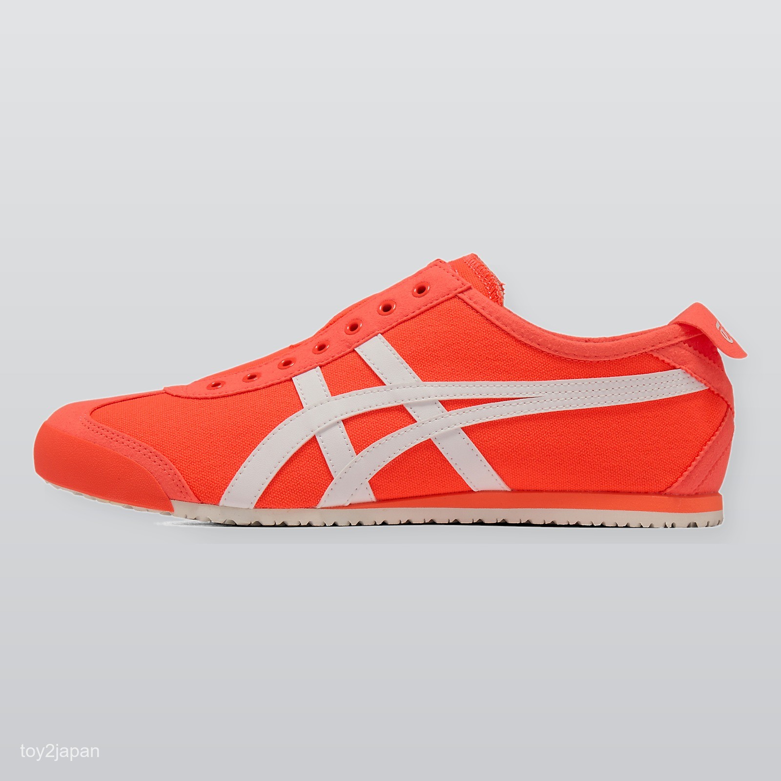 Onitsuka Tiger MEXICO 66 SLIP-ON 1183A360-702 Flash Coral White Men’s Size New