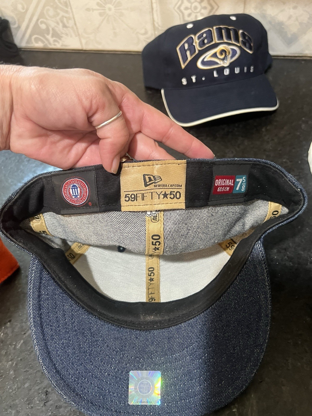 Lot 7 Sports Caps / Hat Collectible