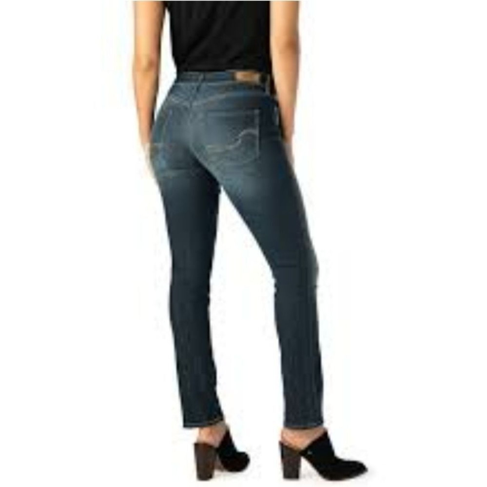 Levi’s Womens Size 20M Modern Slim Skinny Jeans Dark Blue Denim Worn-in Fade