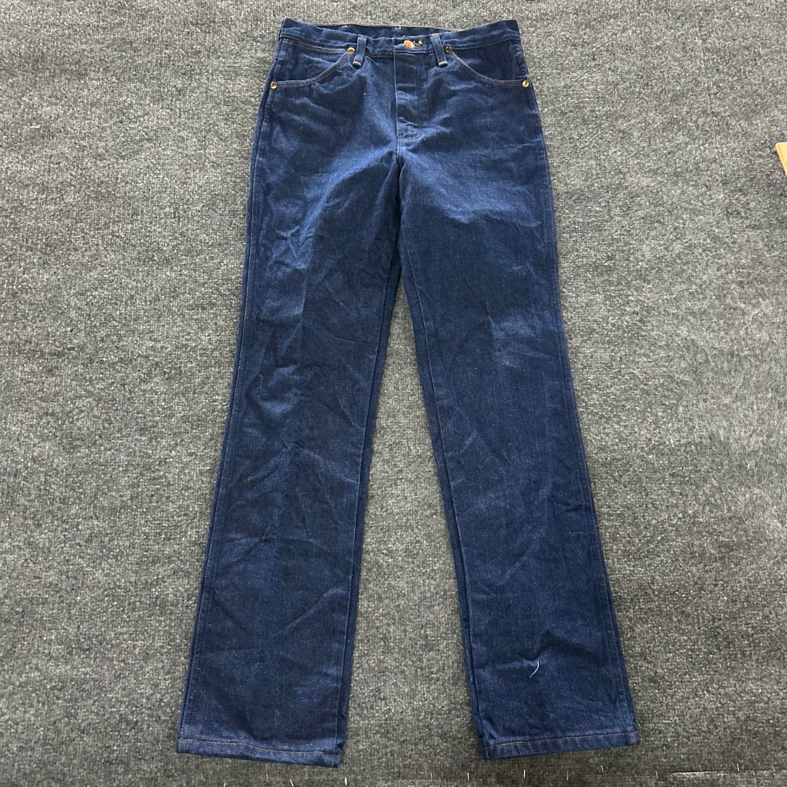 Wrangler Jeans Mens Size 31×32 Cowboy Cut 936DEN Slim Fit Dark Wash Denim