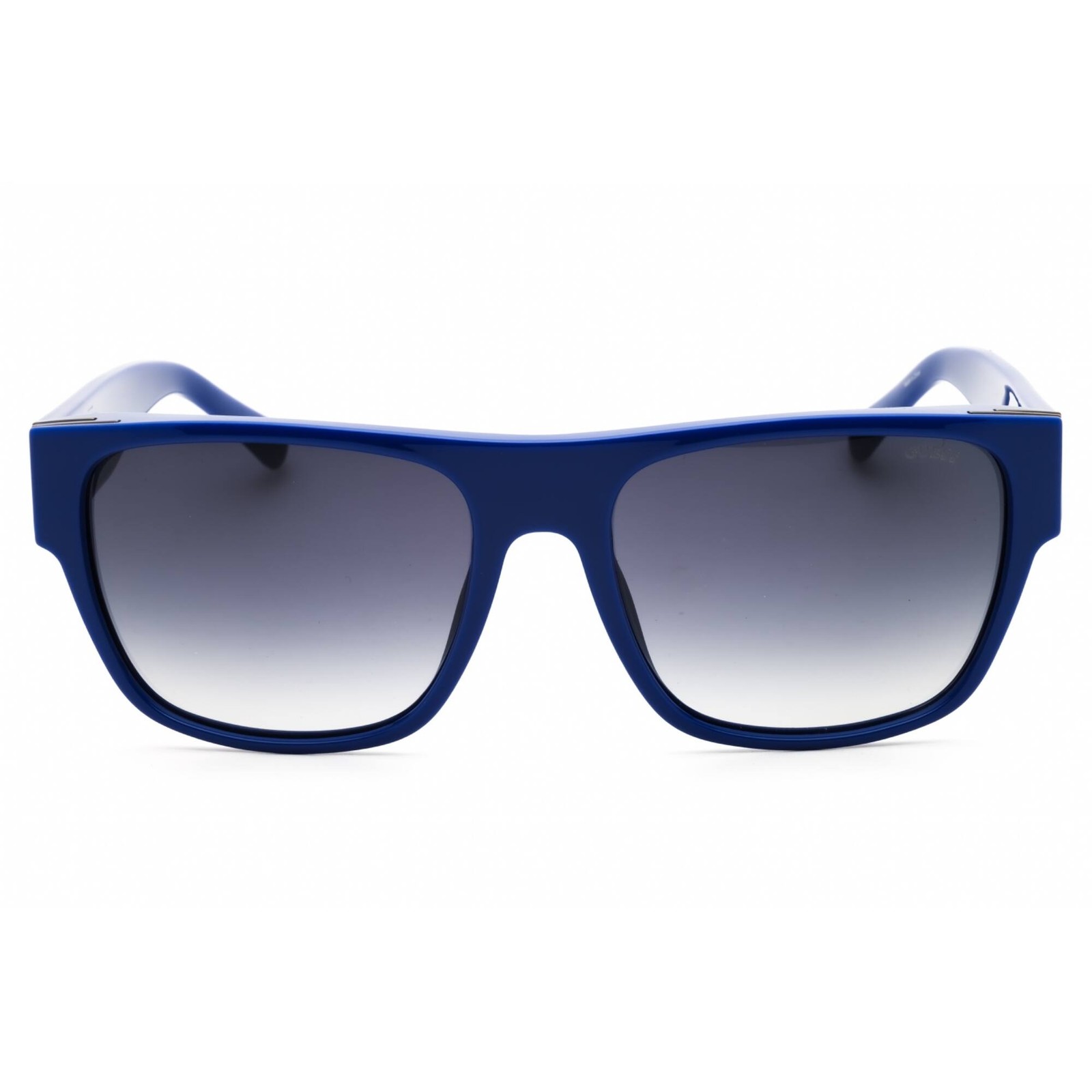 Guess Men’s Sunglasses Shiny Blue Injected Propionate Full Rim Frame GU00277 90B
