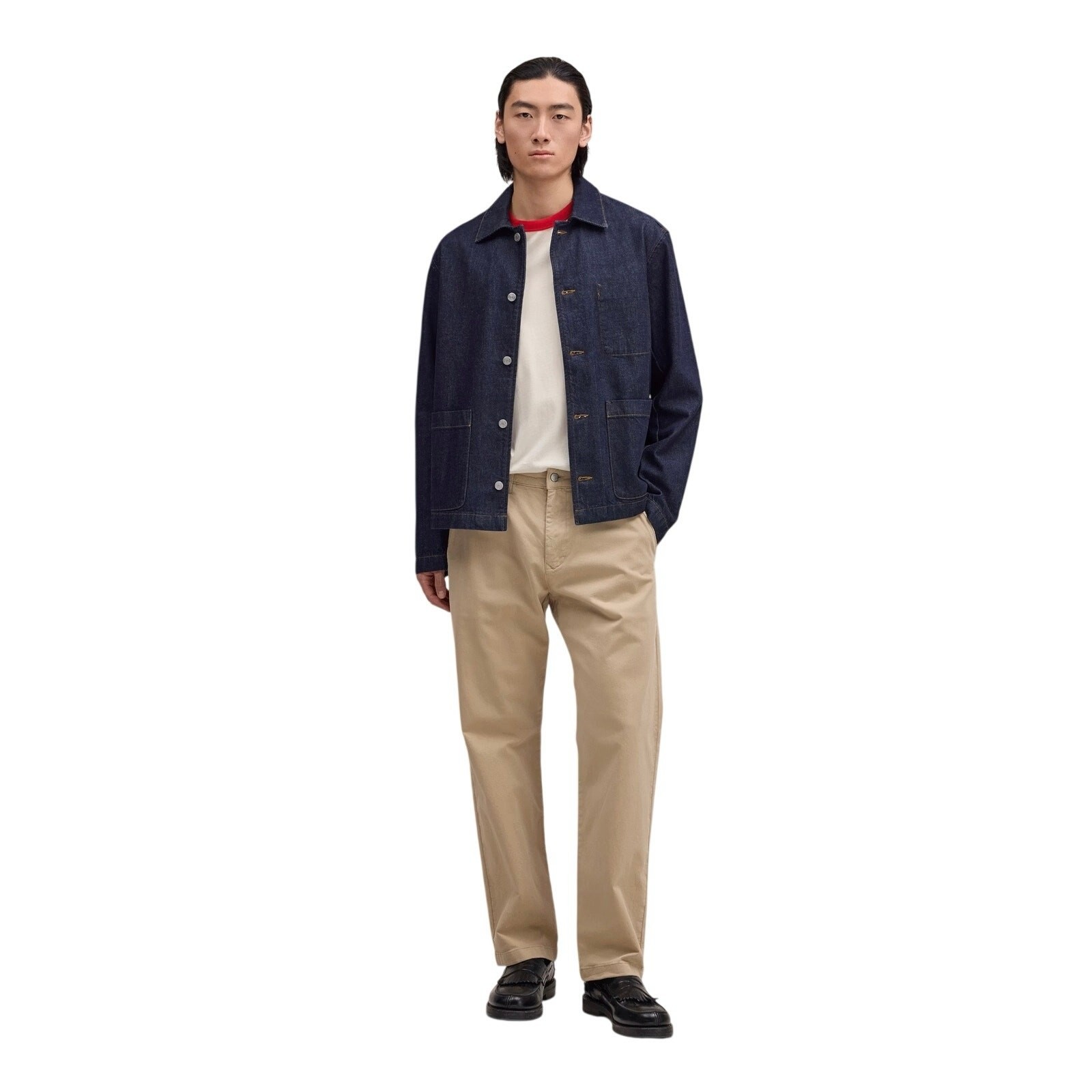 NN07 Men’s Beige Khaki Stretch Cotton Pants 29/30 Scandinavian Chino Straight