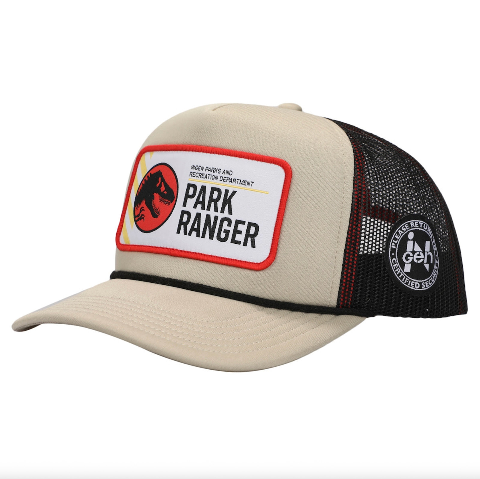 Jurassic Park Ingen Park Ranger Trucker Hat