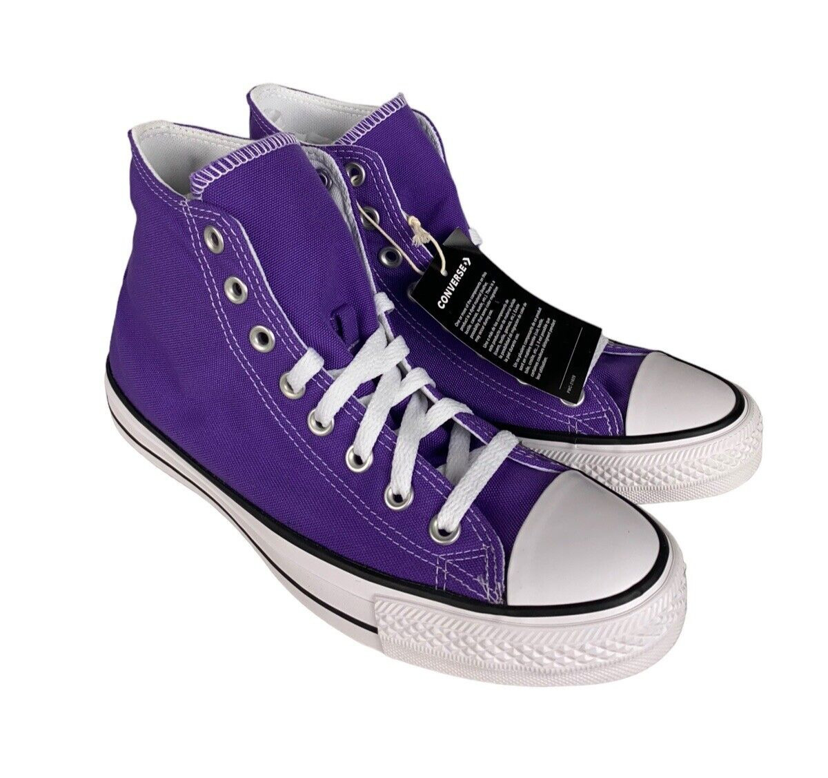 NEW Converse Chuck Taylor All Star Hi B Grade Purple White Mens Size 8 137833F