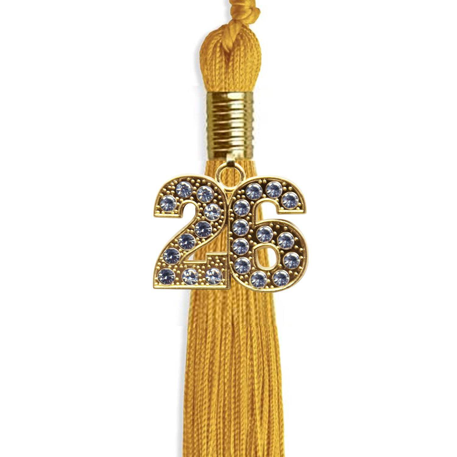 Endea Graduation Gold Tassel With Gold Date Drop
