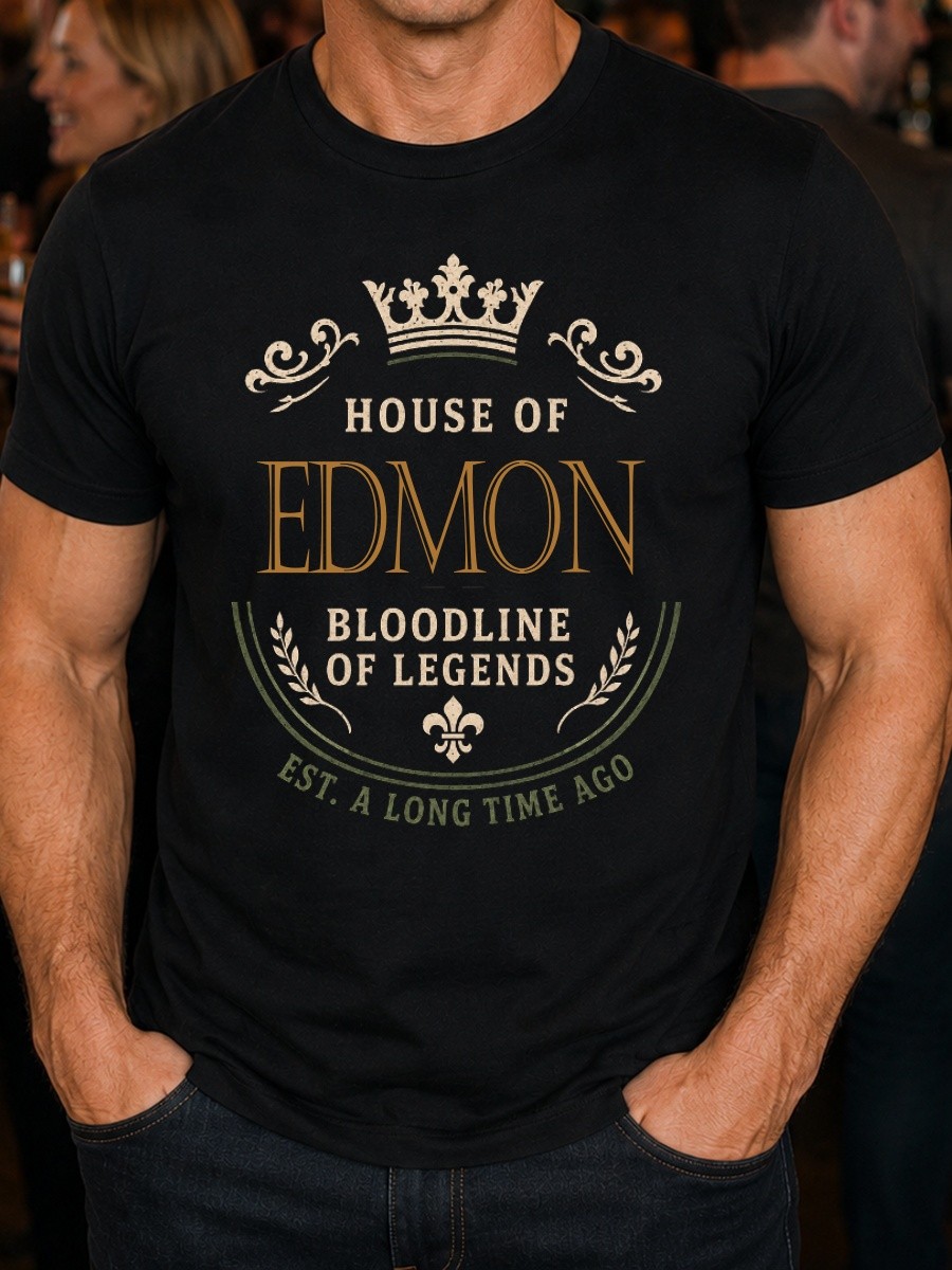 Edmon Family Name Men’s T-Shirt Family History Gift S-5XL