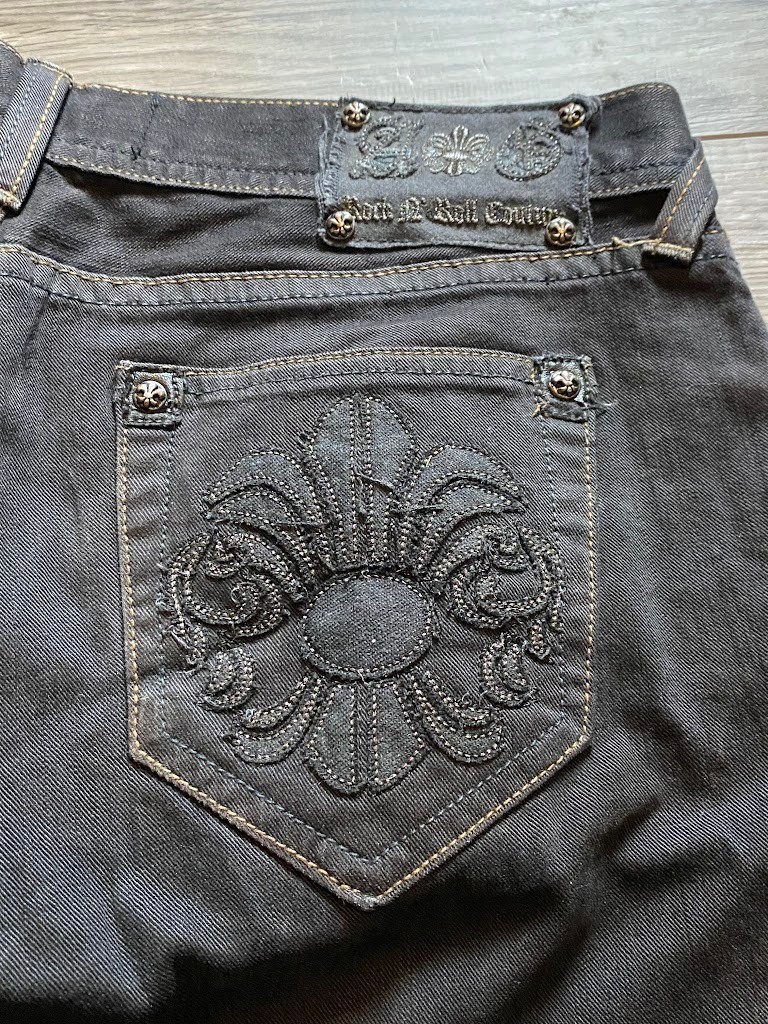 Rare Jean Skinny Rock y2k Vintage 2000’s A&G Jeans (Amal Guessous)