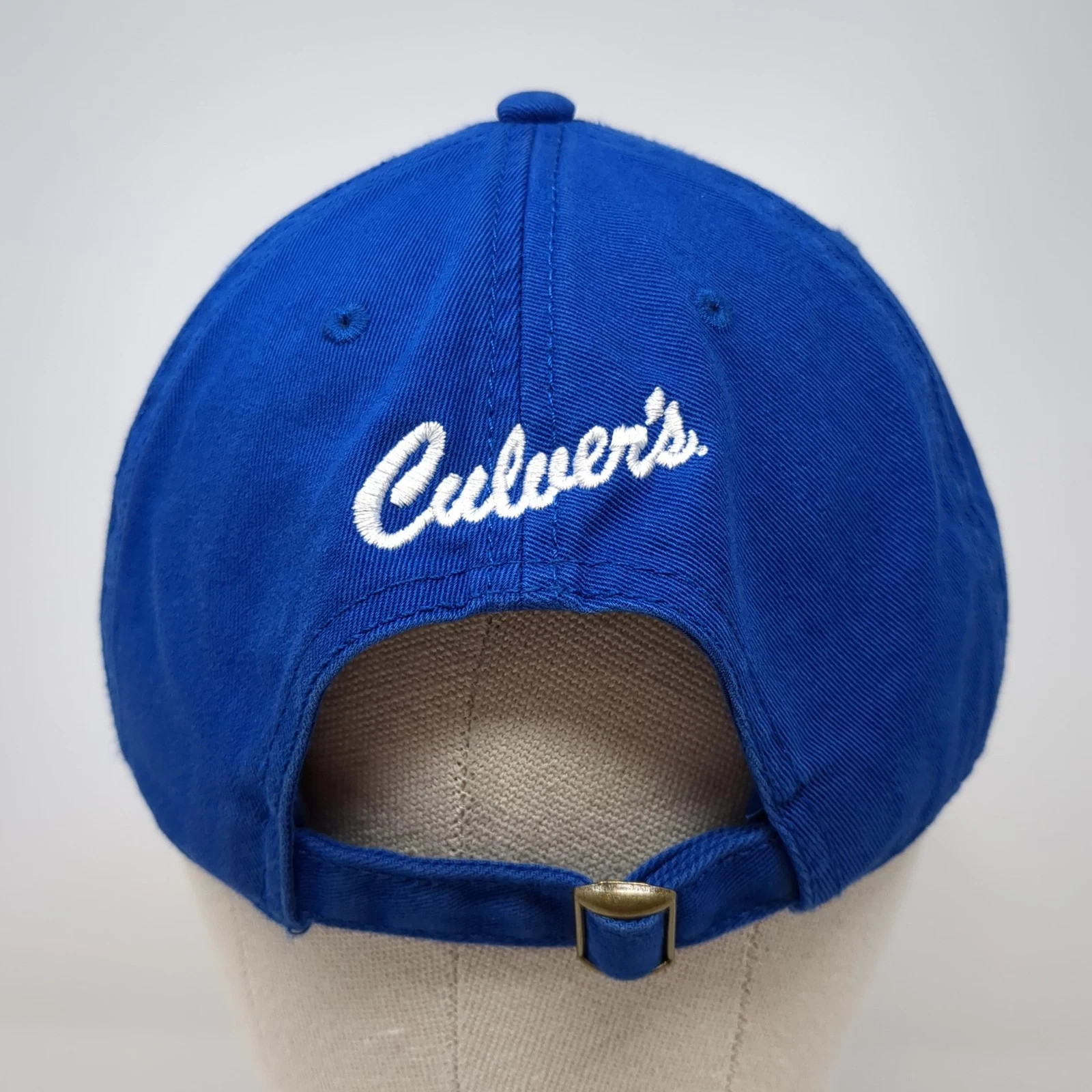 Culver’s Slideback Hat Blue One Size Adjustable Embroidered Cap America