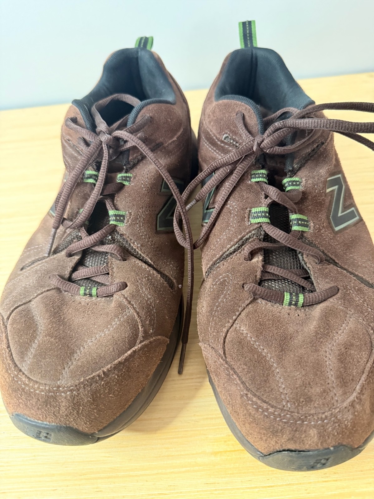 New Balance 608v4 Mens 13 4E Brown Suede Training Shoes MX608V4O ABZORB Sneaker