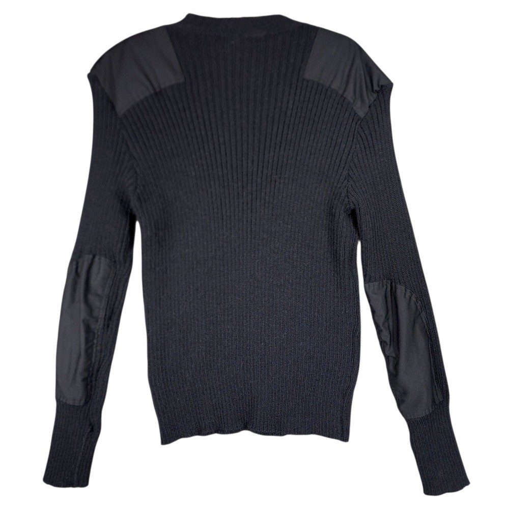 Vtg Blauer Genuine Commando Sweater XXXL 3XL Men Black Military Police Wool USA
