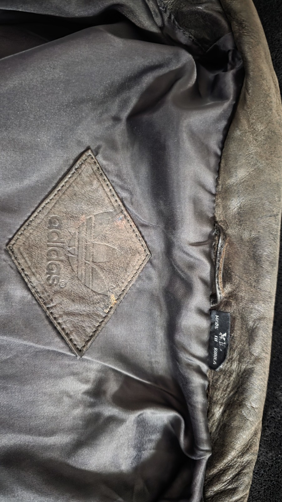 80s Vintage Run DMC leather Adidas Track Suit