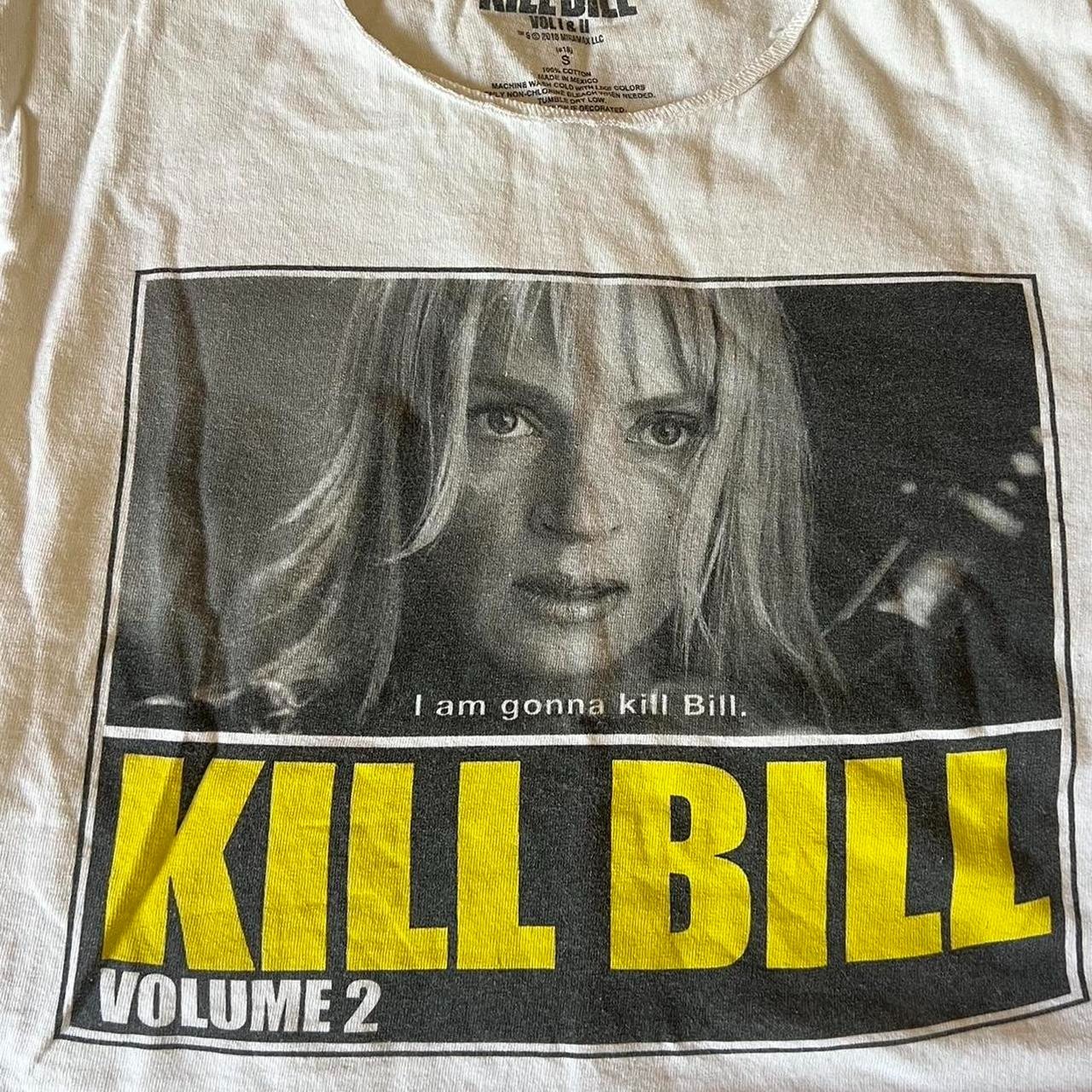 Kill Bill Vol. 2 horror movie short sleeve white color retro shirt KV39345