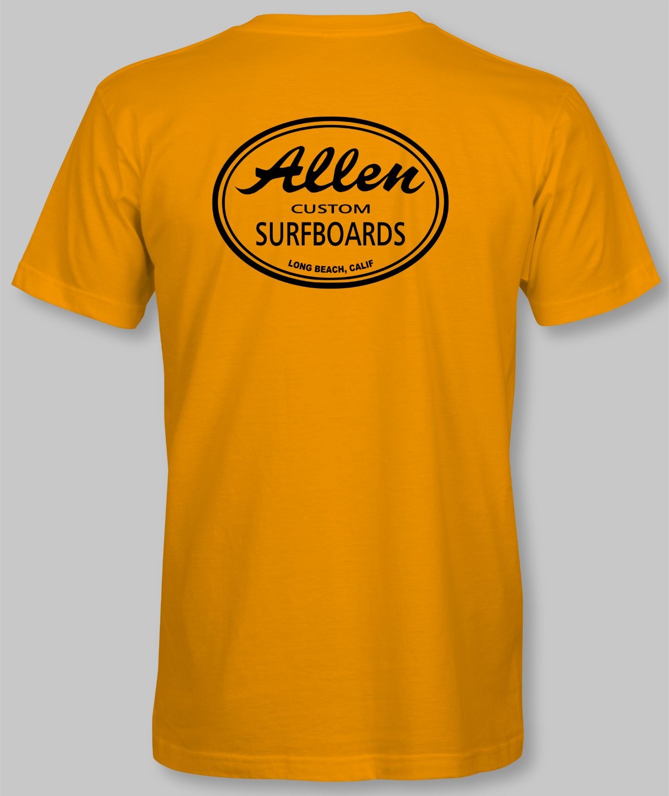 Allen Surfboards Retro T-Shirt surf surfing california long beach