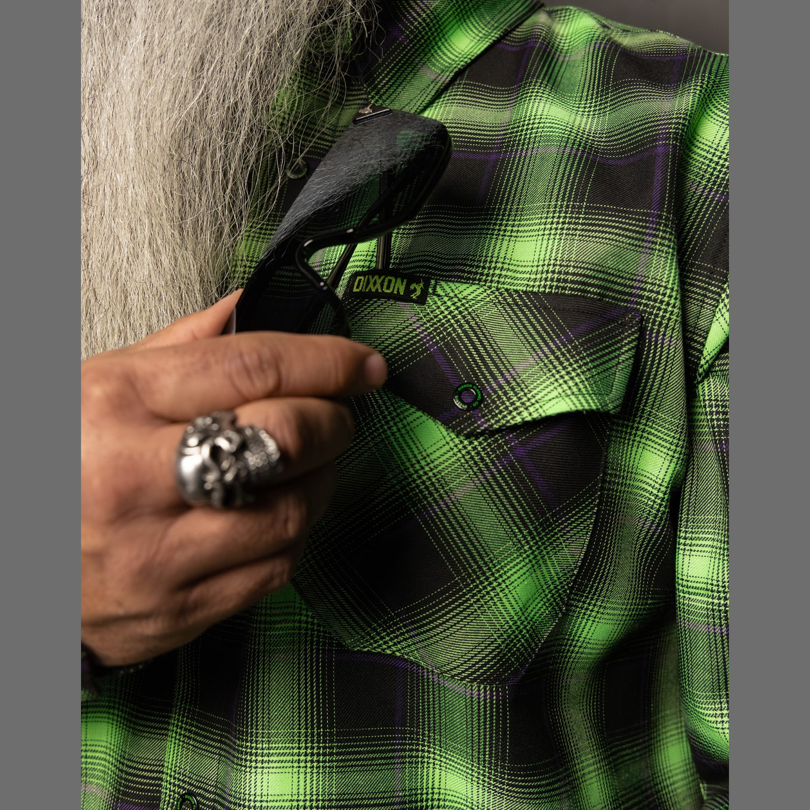 DIXXON FLANNEL x DIMEBAG DARRELL Flannel Shirt Collab – Men’s Large