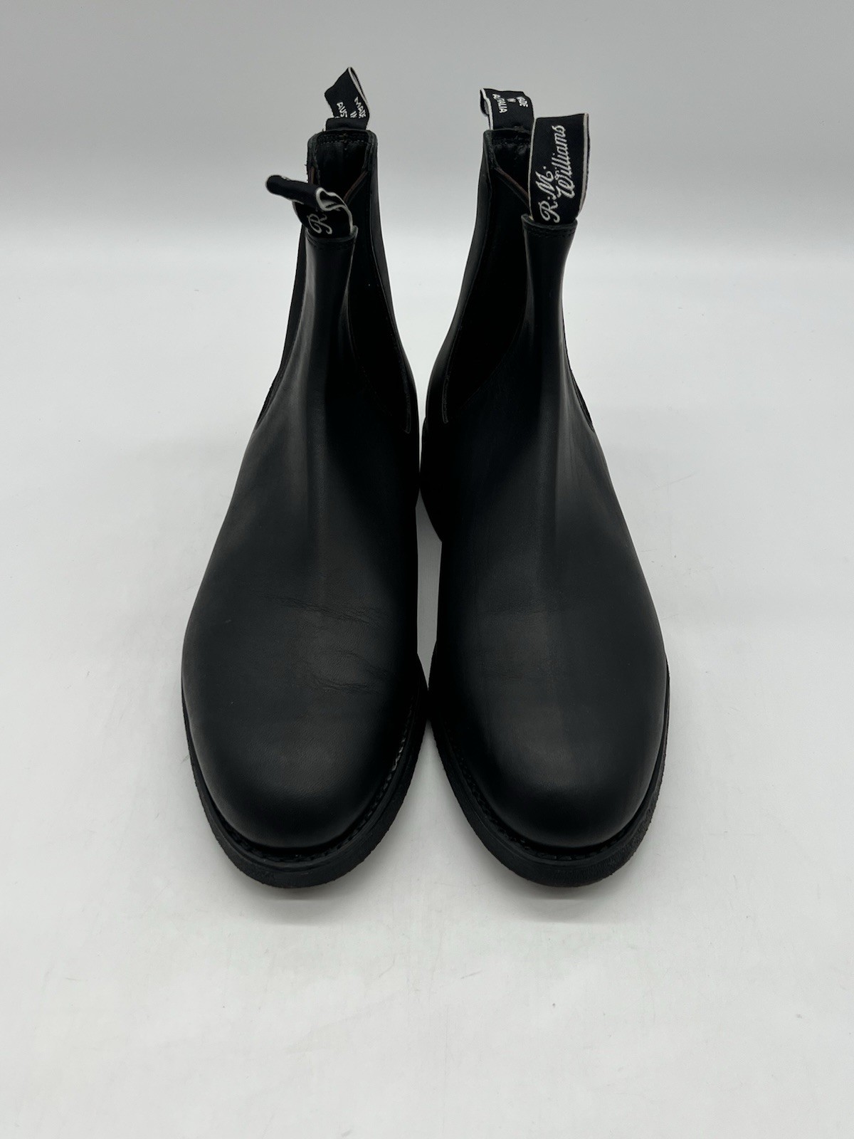 R.M Williams Gardner Men UK Sz 10.5 Sz US 11.5 Black Leather Chelsea Boots Shoes