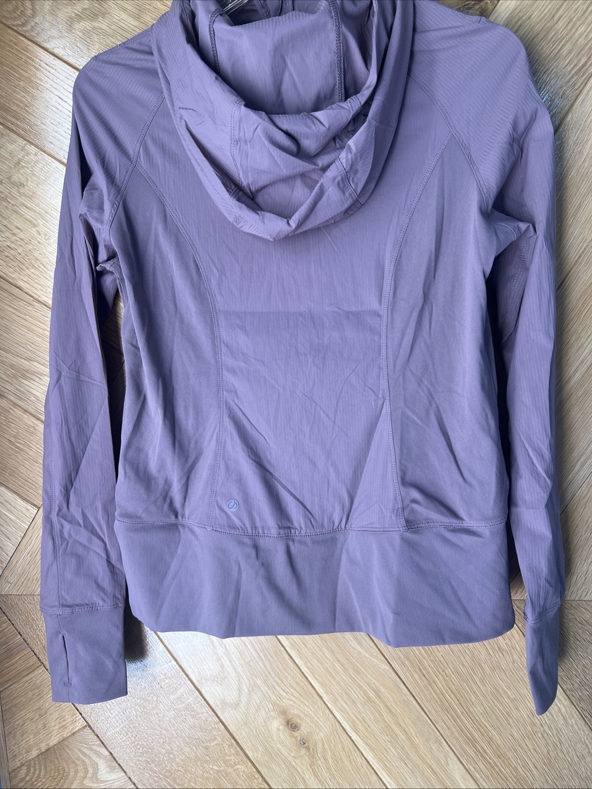 CRZ YOGA Women’s Lightweight Breathable Athletic Jacket, Small Mauve Hooded